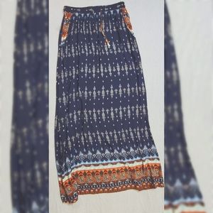 Print Maxi Skirt